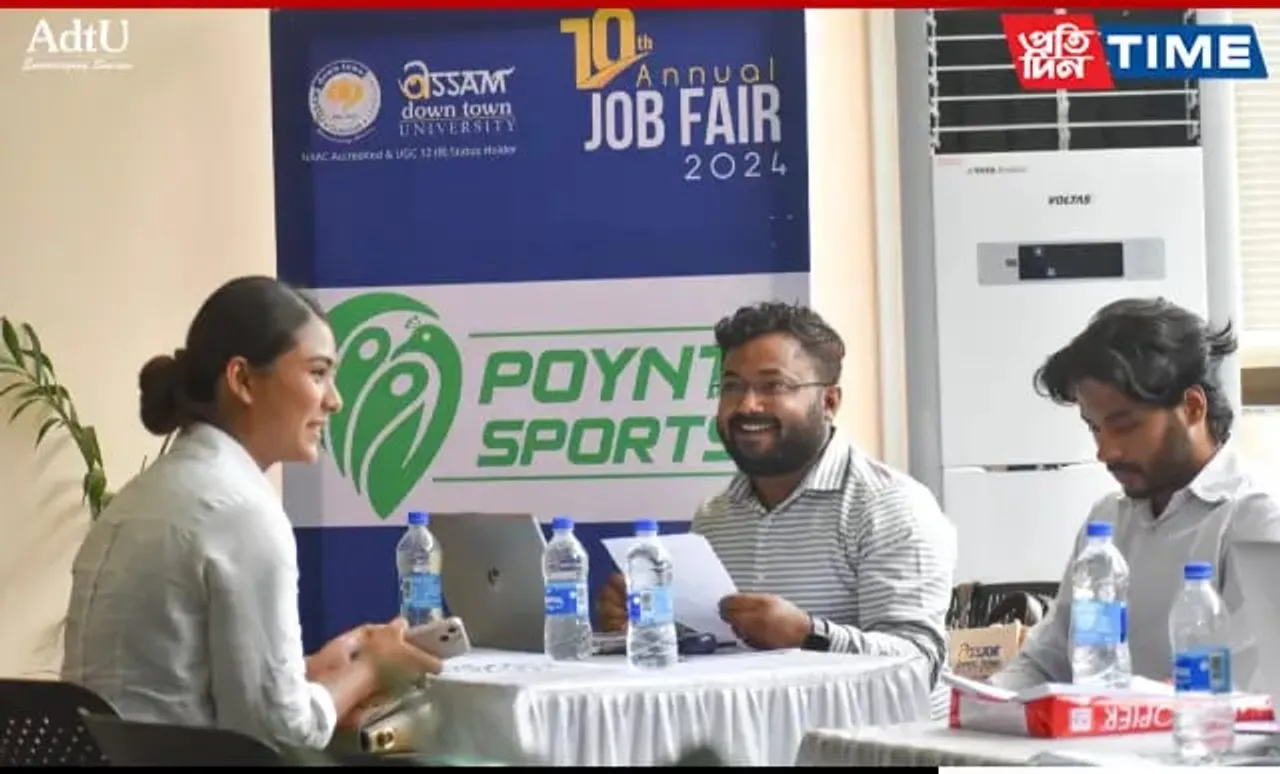 Assam down town University Hosts Successful 10th Annual Job Fair